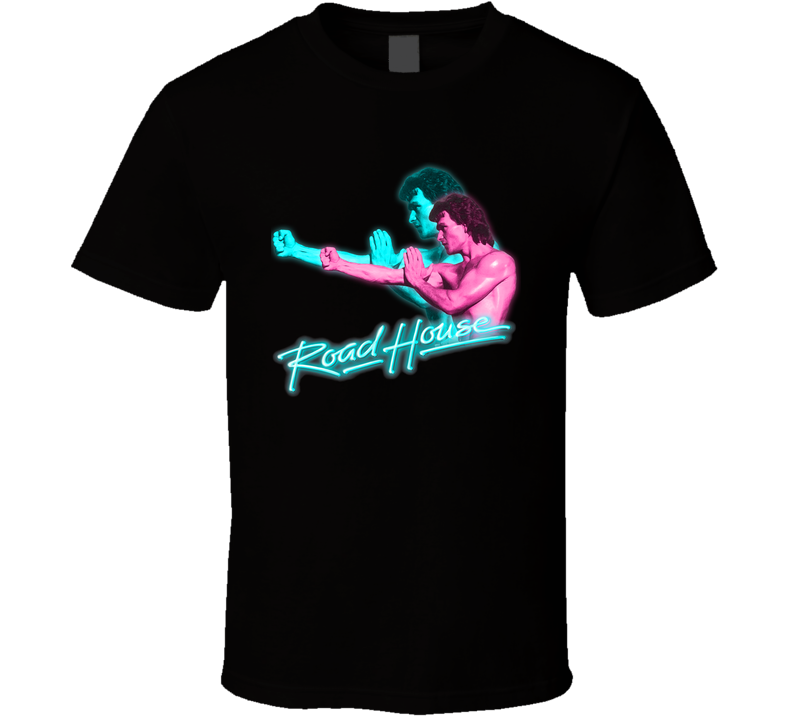Dalton Patrick Swayze Road House Fist 80s Movie Black Unisex T Shirt
