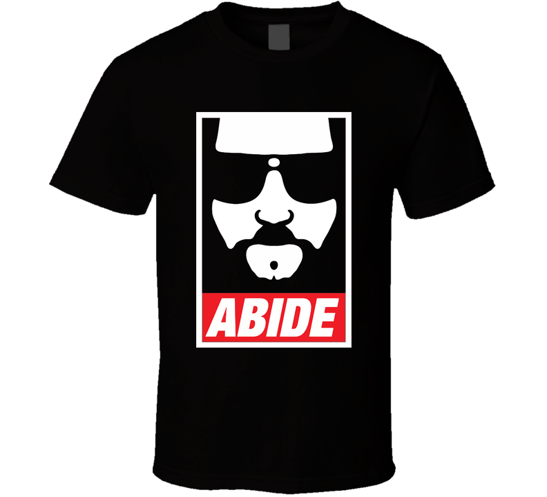 The Big Lewbowski Abide Movie Black Unisex T Shirt The Big Lewbowski Abide Movie Black Unisex T Shirt