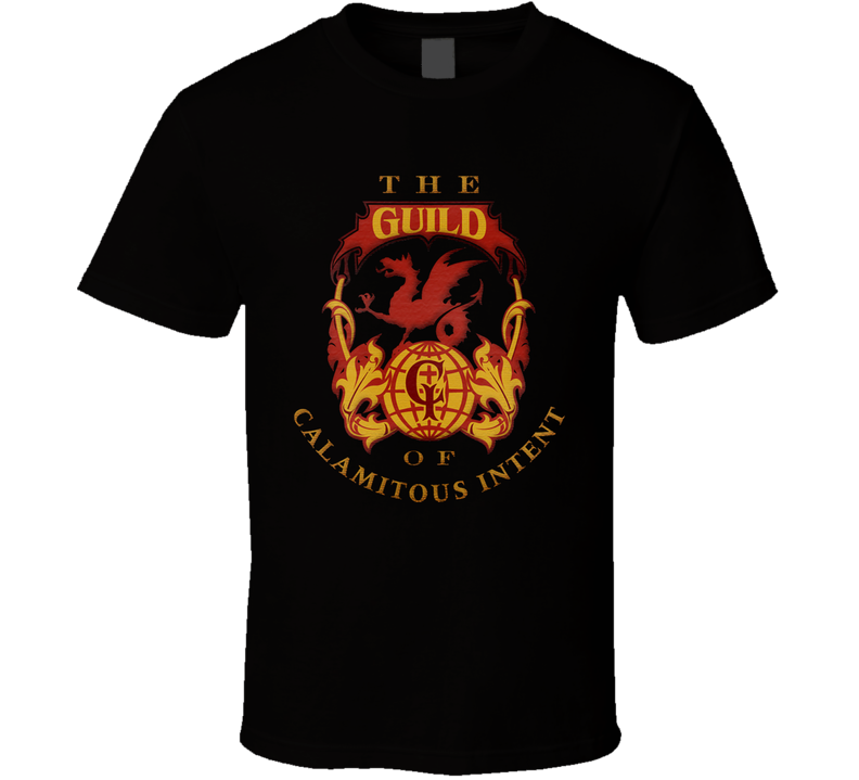 Venture Bros The Guild Of Calamitous Intent Logo Black Unisex T Shirt Venture Bros The Guild Of Calamitous Intent Logo Black Unisex T Shirt