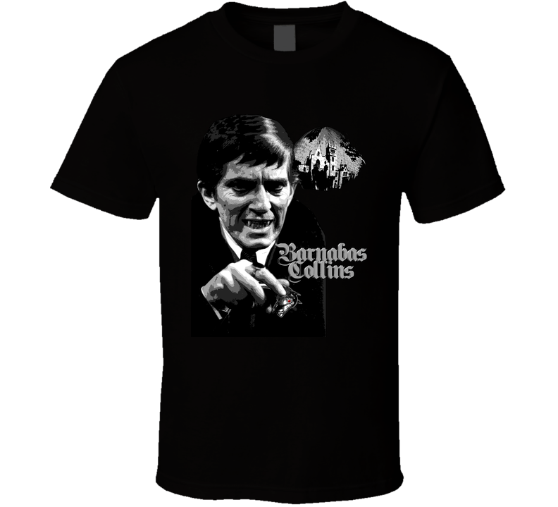 Barnabas Collins Dark Shadows Vintage Soap Black Unisex T Shirt