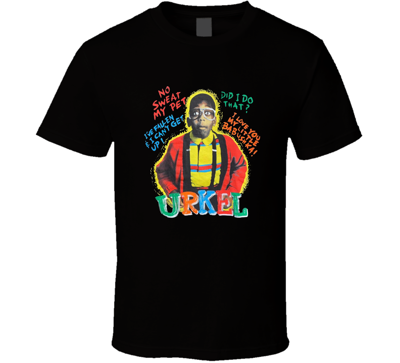 Steve Urkel Retro Classic Tv Show Fan Black Unisex T Shirt