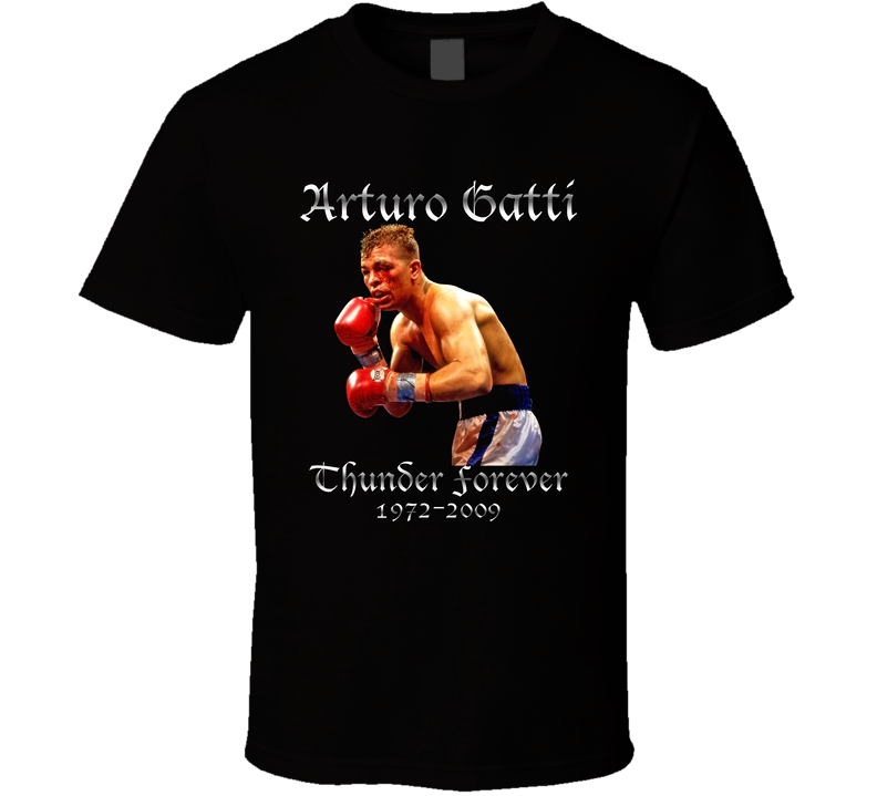 Arturo Gatti Boxing Tribute Black Unisex T Shirt