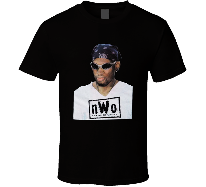 Dennis Rodman Nwo Wrestling Basketball Player Fan Retro Black Unisex T Shirt