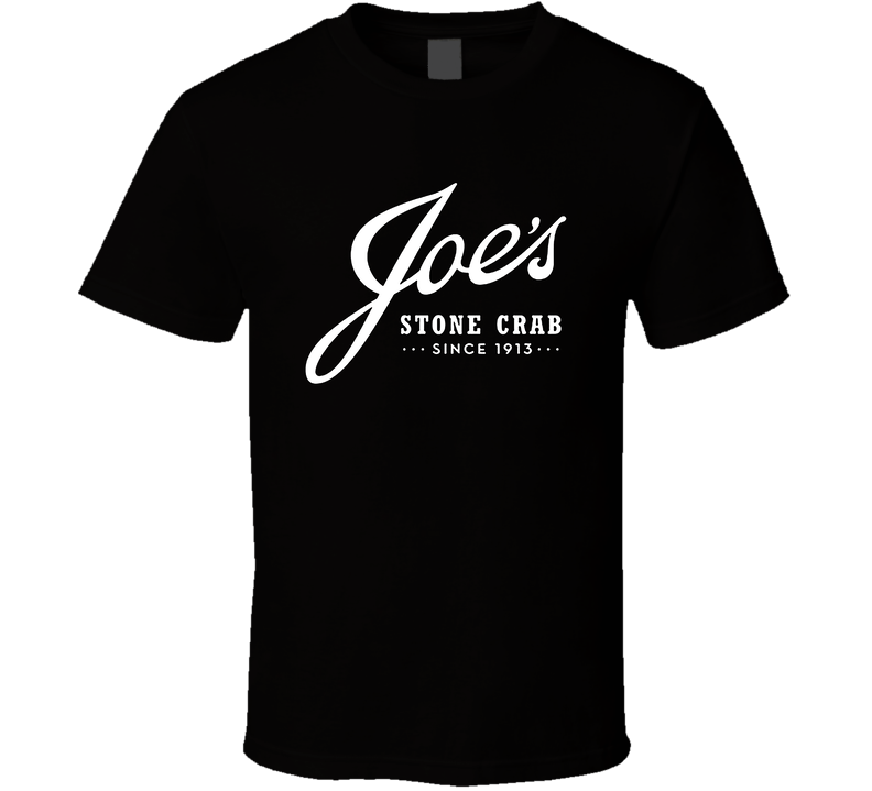 Joe's Stone Crab Restaurant Florida's Most Famous Restaurant Black Unisex T Shirt Joe's Stone Crab Restaurant Florida's Most Famous Restaurant Black Unisex T Shirt
