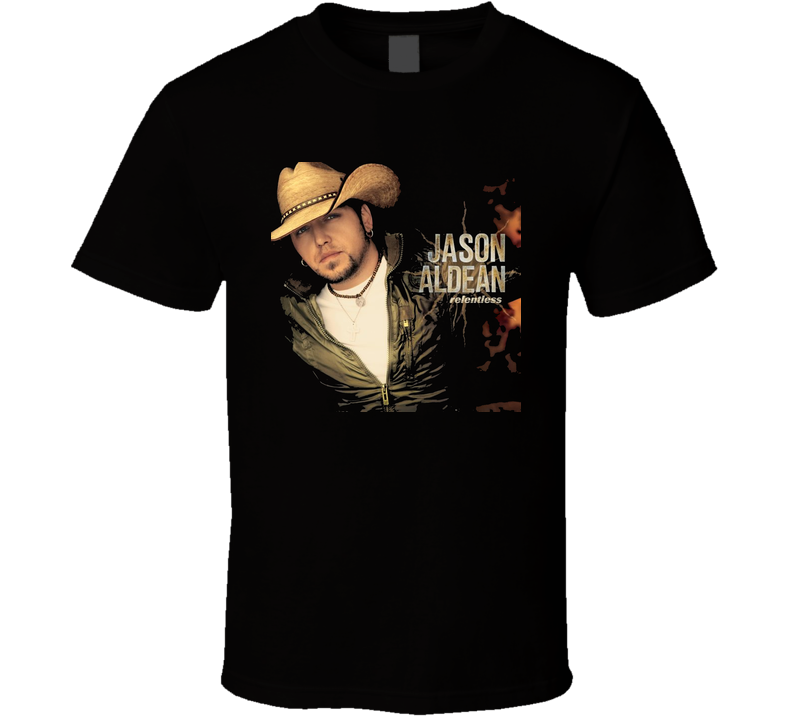 Jason Aldean Country Music Singer Black Black Unisex T Shirt