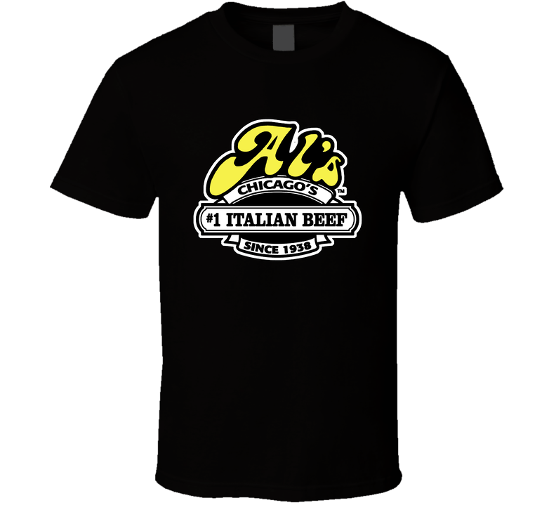 Als Italian Beef Chicago Restaurant Black Unisex T Shirt