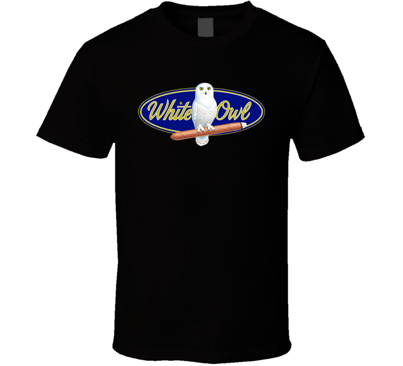 White Owl Cigars Blunt Cannabis Tobacco 420 Friendly Fan Black Unisex T Shirt