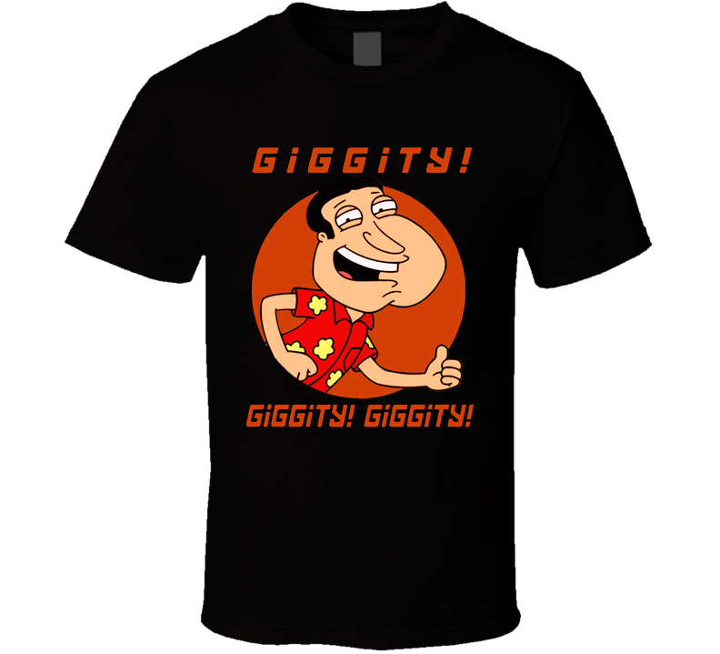 Family Guy Quagmire Black Unisex T Shirt