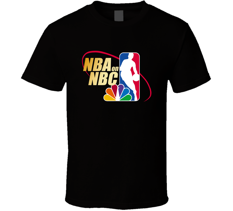 Nba On Nbc Retro Basketbal Intro Basketball Fan Black Unisex T Shirt