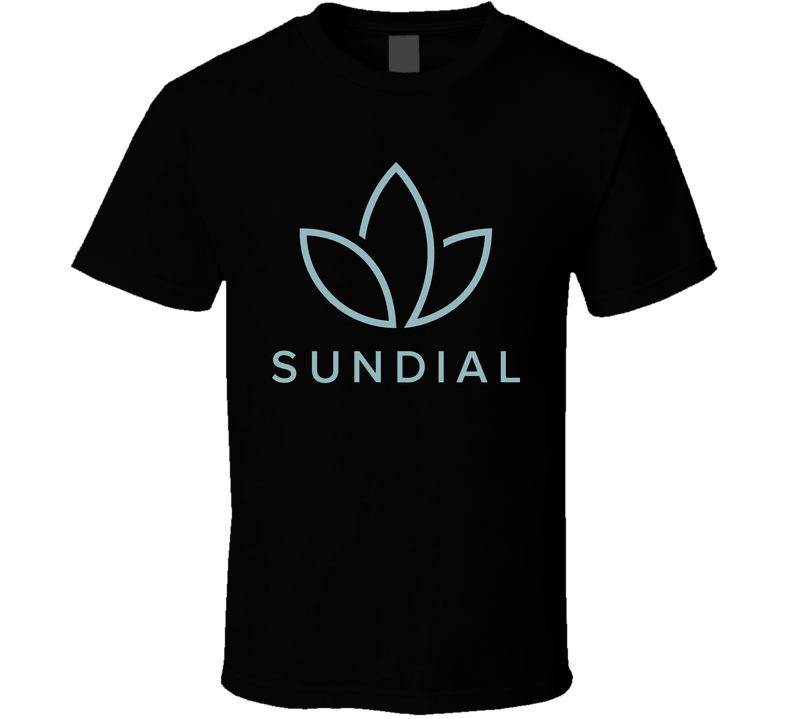 Sundial Cannabis Marijuana Cannabis Weed Company Logo Black Unisex T Shirt