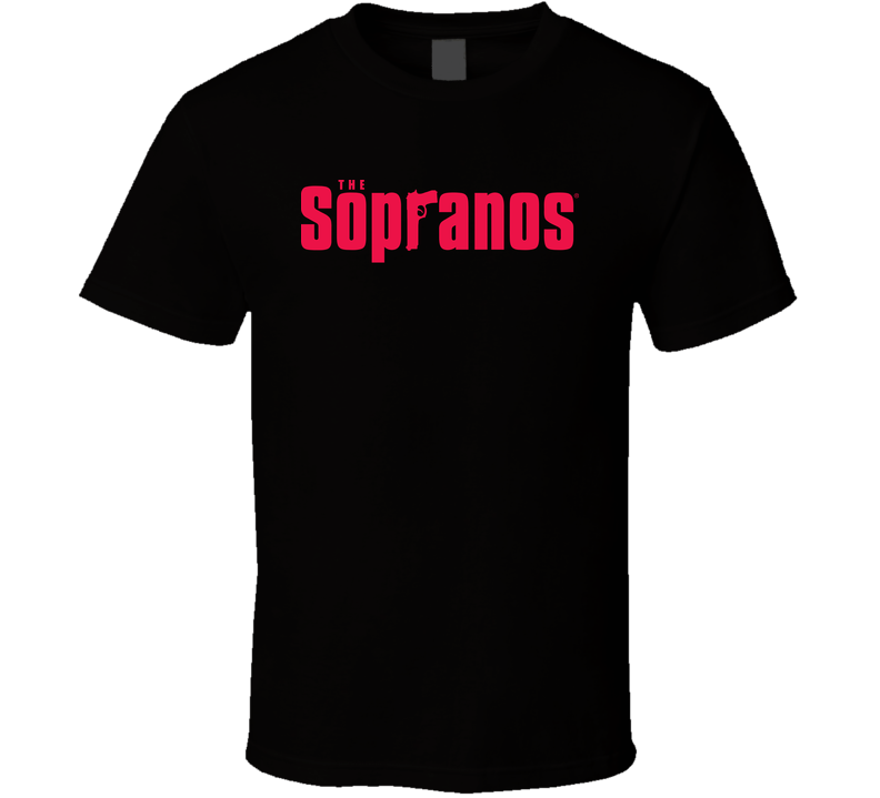 The Sopranos 2000s Tv Show Fan Logo Black Unisex T Shirt