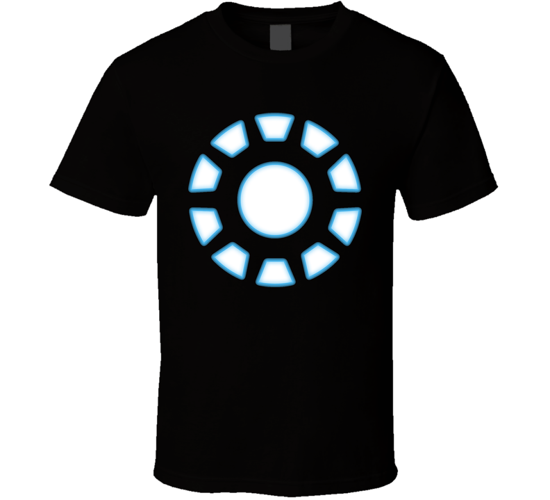 Iron Man Glowing Heart Comic Movie Black Unisex T Shirt Iron Man Glowing Heart Comic Movie Black Unisex T Shirt
