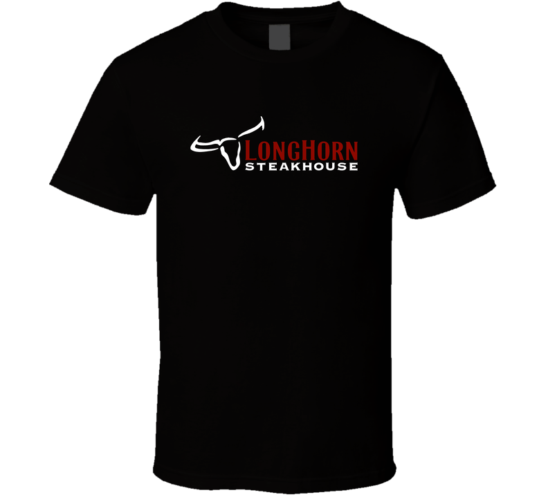 Longhorn Steakhouse Restaurant Black Unisex T Shirt