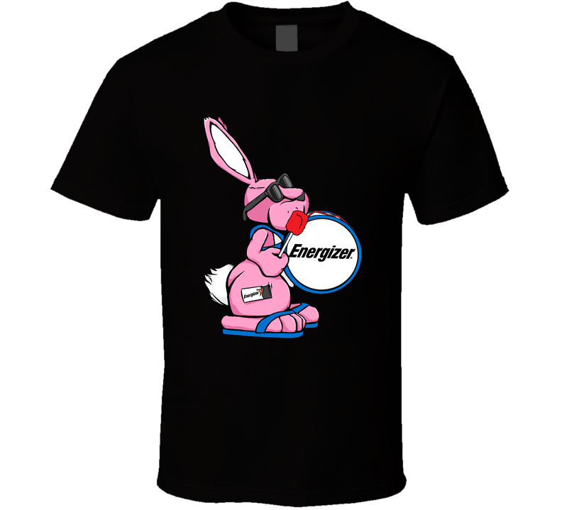 Energizer Bunny Battery Mascot Black Unisex T Shirt Energizer Bunny Battery Mascot Black Unisex T Shirt