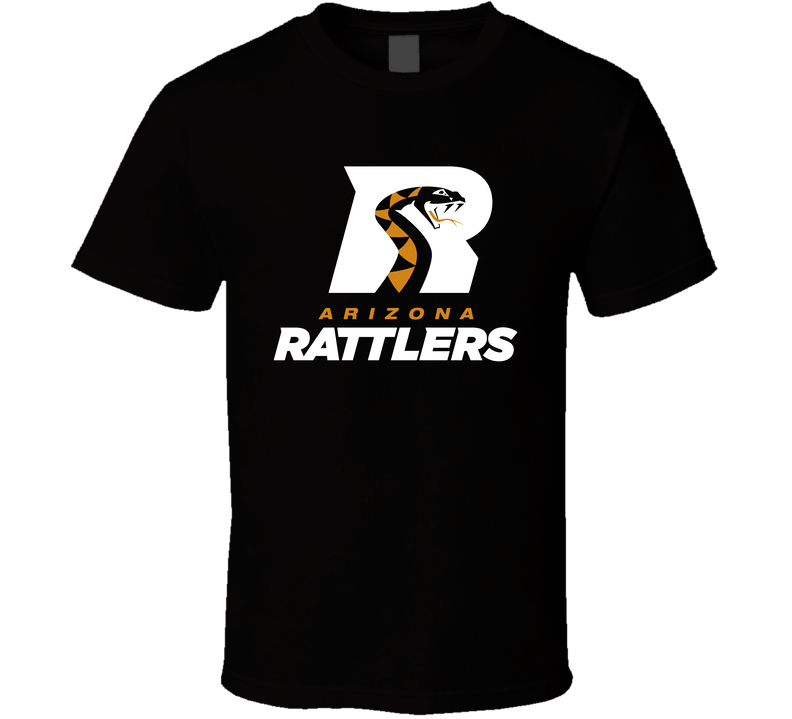 Arizona Rattlers Arena Football League Team Sports Fan Black Unisex T Shirt Arizona Rattlers Arena Football League Team Sports Fan Black Unisex T Shirt