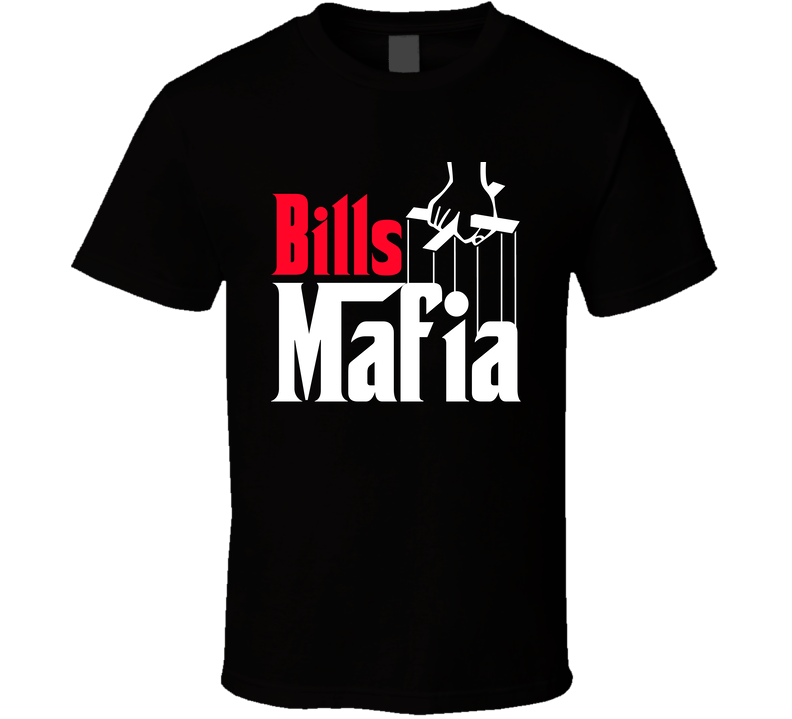 Bills Mafia Godfather Parody Black Unisex T Shirt