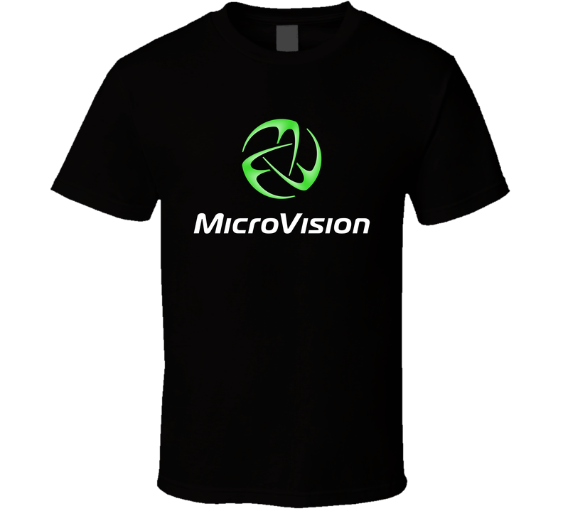 Microvision Incorporated Company Logo Employee Fan Black Unisex T Shirt Microvision Incorporated Company Logo Employee Fan Black Unisex T Shirt