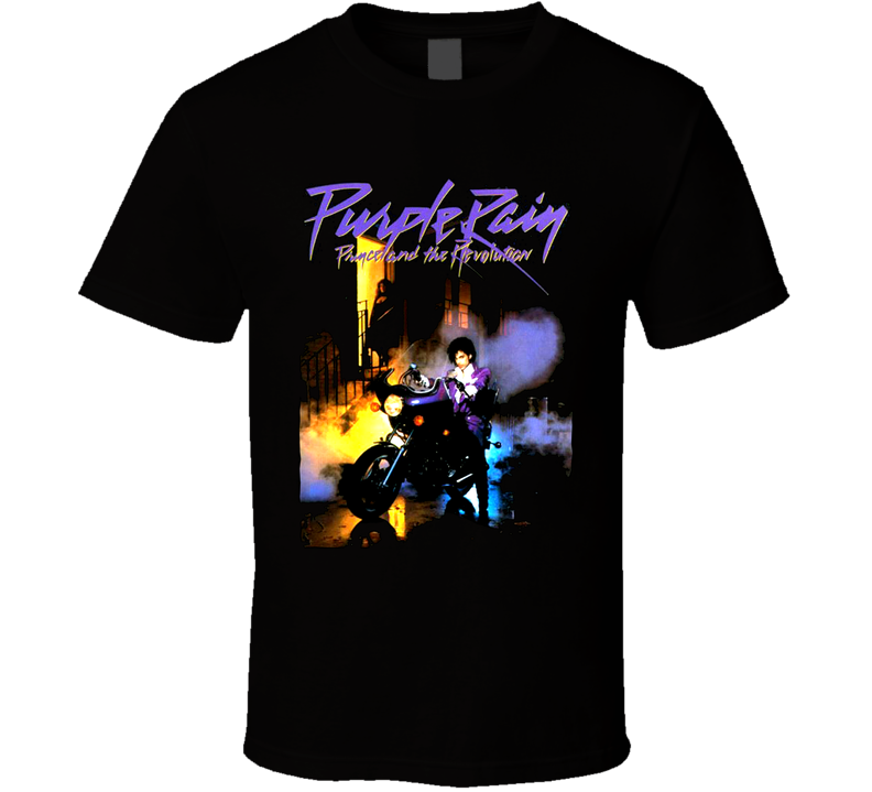 Purple Rain Prince Black Unisex T Shirt Purple Rain Prince Black Unisex T Shirt