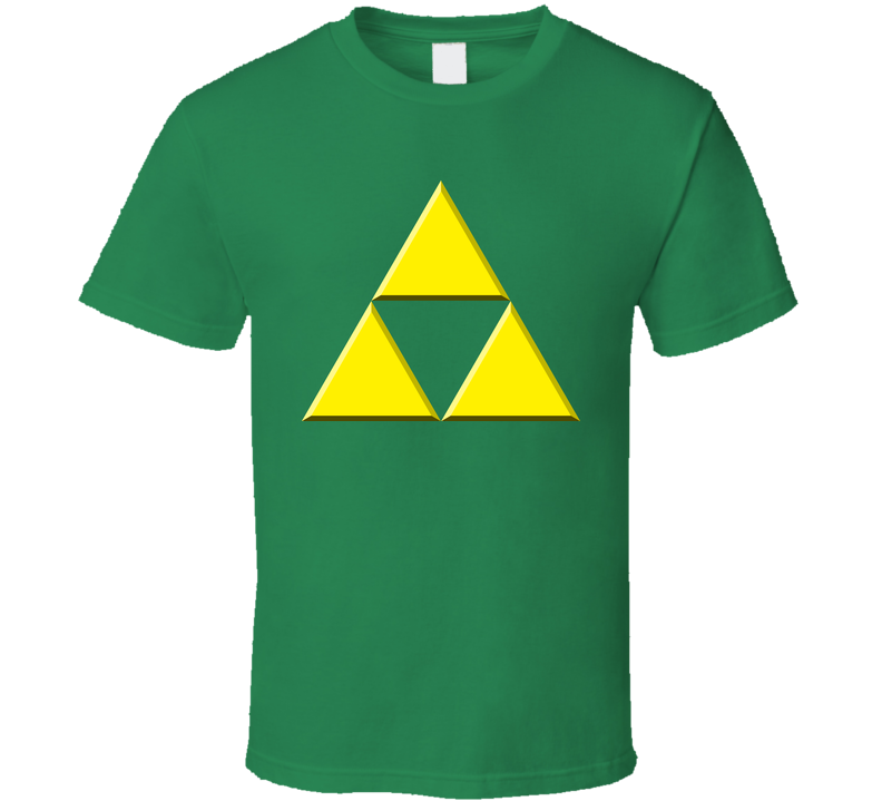 The Legend Of Zelda Triforce Green Unisex T Shirt The Legend Of Zelda Triforce Green Unisex T Shirt