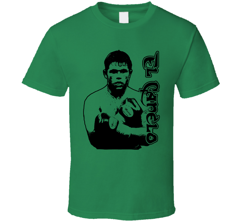 Saul Alvarez El Canelo Mexico Mexican Boxing Green Unisex T Shirt Saul Alvarez El Canelo Mexico Mexican Boxing Green Unisex T Shirt