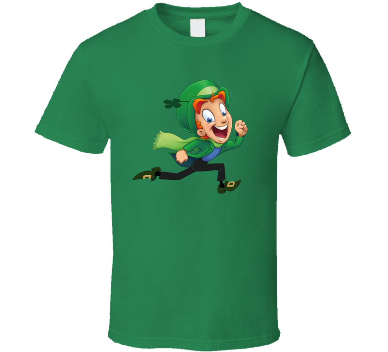 Lucky The Leprechaun Lucky Charms Cereal Mascot Green Unisex T Shirt