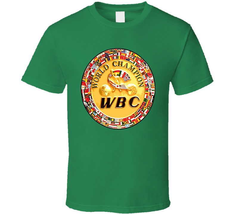 Boxing Champion Belt Green Unisex T Shirt