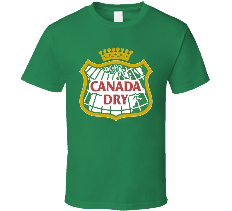 Canada Dry Gingerale Pop Soda Green Unisex T Shirt