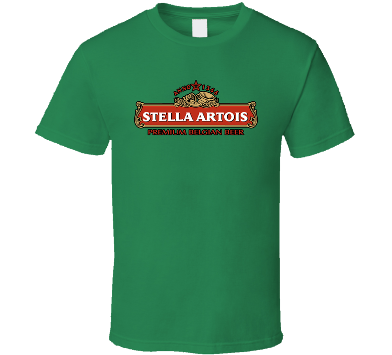 Stella Artois Drink Beer Alcohol Green Unisex T Shirt