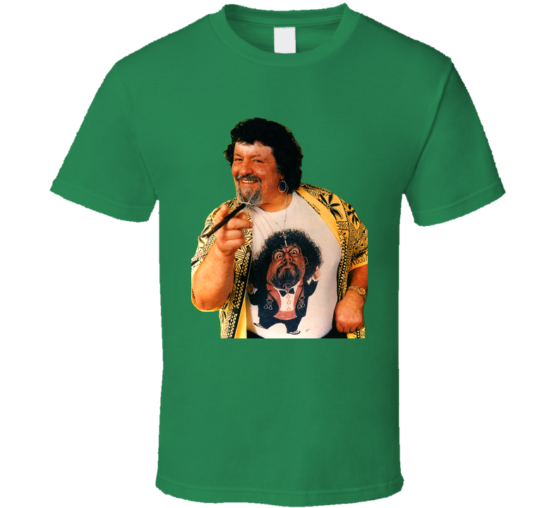 Rock N Wrestling Icon Captain Lou Albano Green Unisex T Shirt Rock N Wrestling Icon Captain Lou Albano Green Unisex T Shirt
