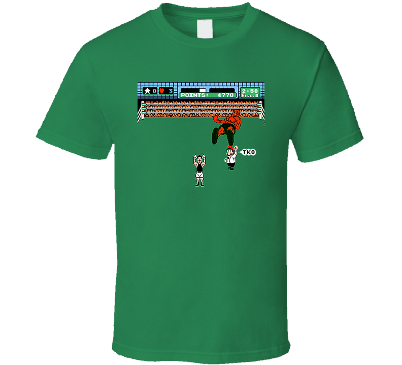 Little Mac Mike Tyson Punch Out Punchout Green Unisex T Shirt