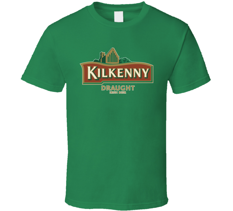 Kilkenny Irish Beer Ireland Logo Green Unisex T Shirt