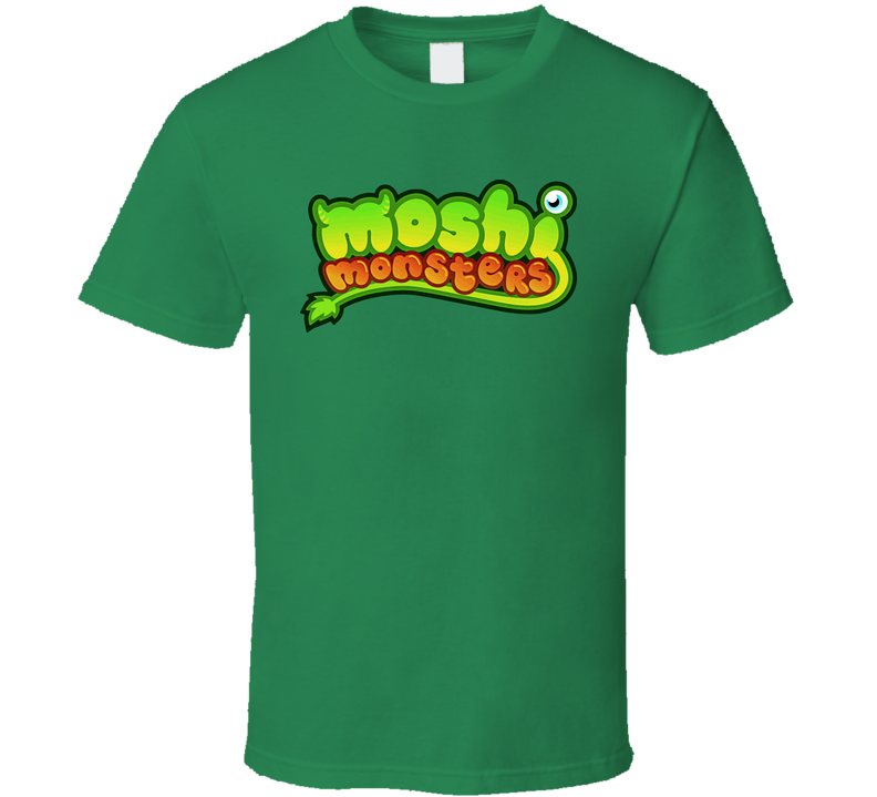 Moshi Monsters Video Game Green Unisex T Shirt