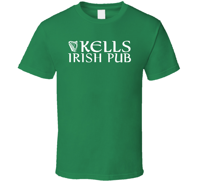 Kells Irish Restaurant & Pub Portland Oregon Top Restaurants Food Fan Lover Foodie Green Unisex T Shirt