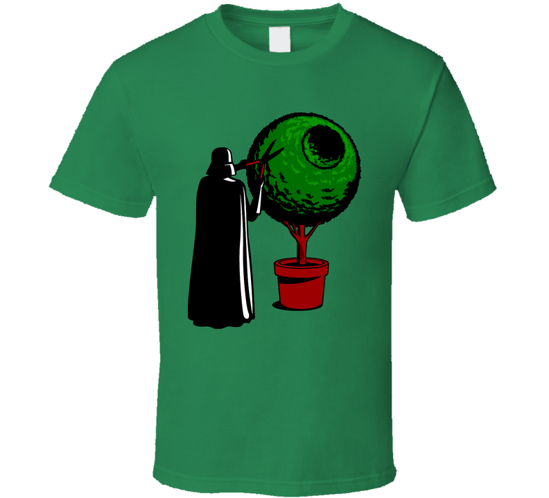 Star Wars Darth Vader Evil Gardener Green Unisex T Shirt