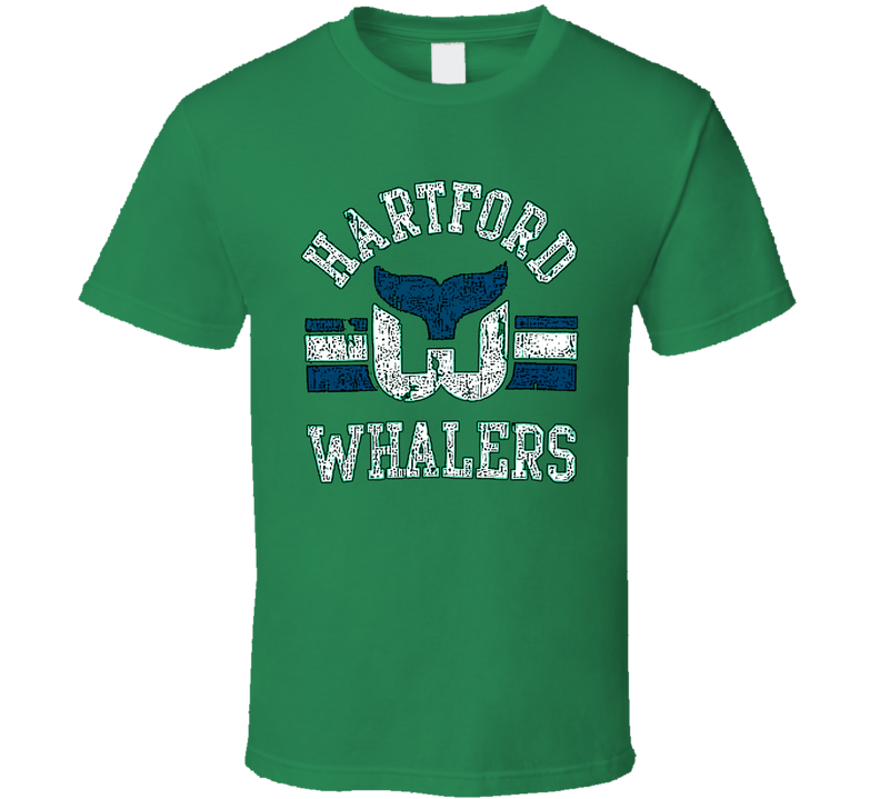 Hartford Whalers Vintage Green Unisex T Shirt Hartford Whalers Vintage Green Unisex T Shirt