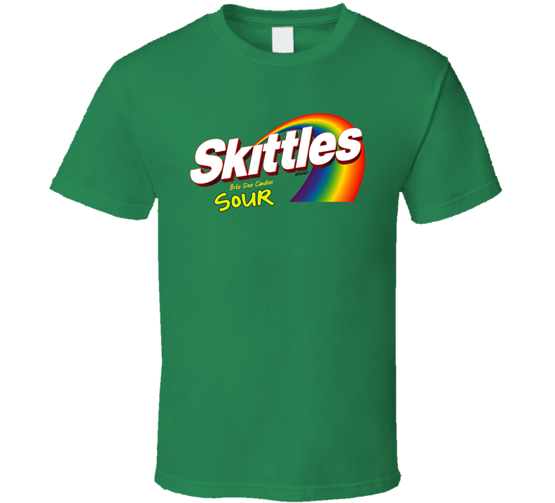 Skittles Sour Candy Green Unisex T Shirt