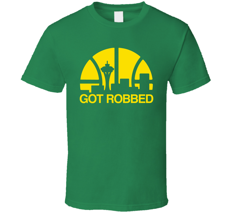 Got Robbed Seattle Basketball Green Unisex T Shirt