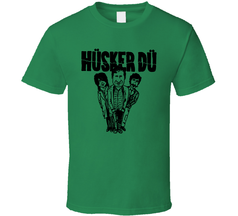 Husker Du Punk Rock Retro Green Unisex T Shirt