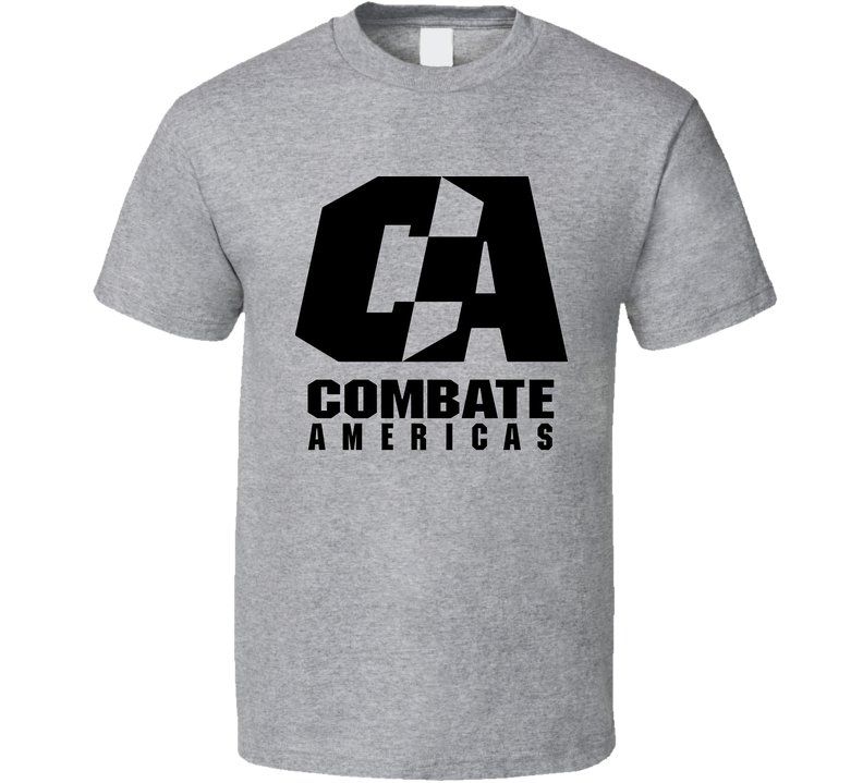 Combate Americas Logo Latin American Hispanic Mma Martial Arts Fan Gray Unisex T Shirt