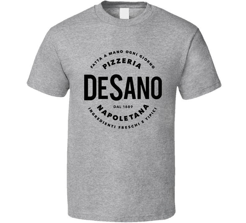 Desano Pizza Nashville Tennessee Top Restaurants Food Fan Lover Foodie Gray Unisex T Shirt