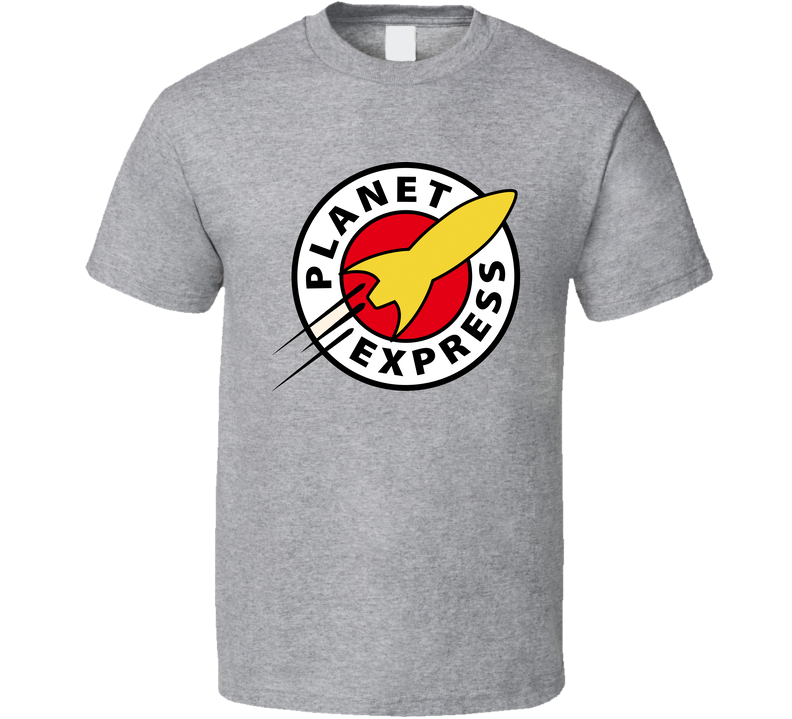 Futurama Planet Express Cartoon Tv Gray Unisex T Shirt
