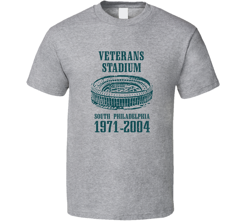 Veterans Stadium South Philadelphia Memorial Gray Unisex T Shirt