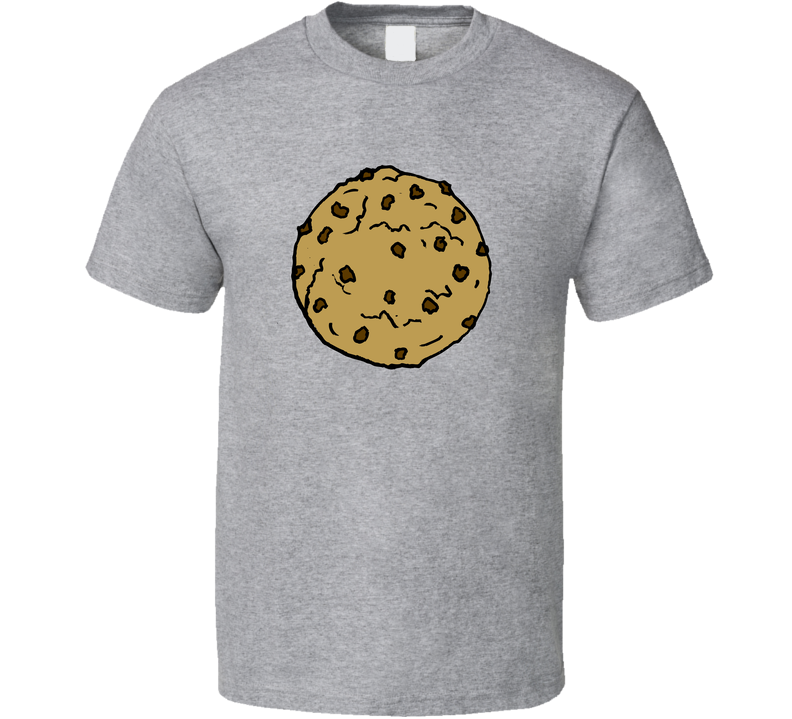 Cookie Addict Dessert Gray Unisex T Shirt