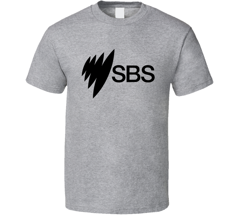 Sbs Tv Channel Cool Television Station Logo Gray Unisex T Shirt Sbs Tv Channel Cool Television Station Logo Gray Unisex T Shirt