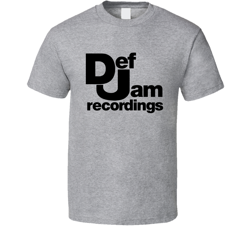 Def Jam Recordings Music Company Logo Gray Unisex T Shirt