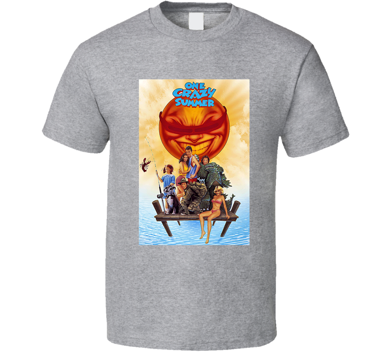 One Crazy Summer Classic 80s Comedy Movie Gray Unisex T Shirt One Crazy Summer Classic 80s Comedy Movie Gray Unisex T Shirt