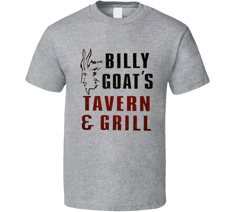 Billy Goat Tavern And Grill Chicago Baseball Retro Bar Beer Gray Unisex T Shirt