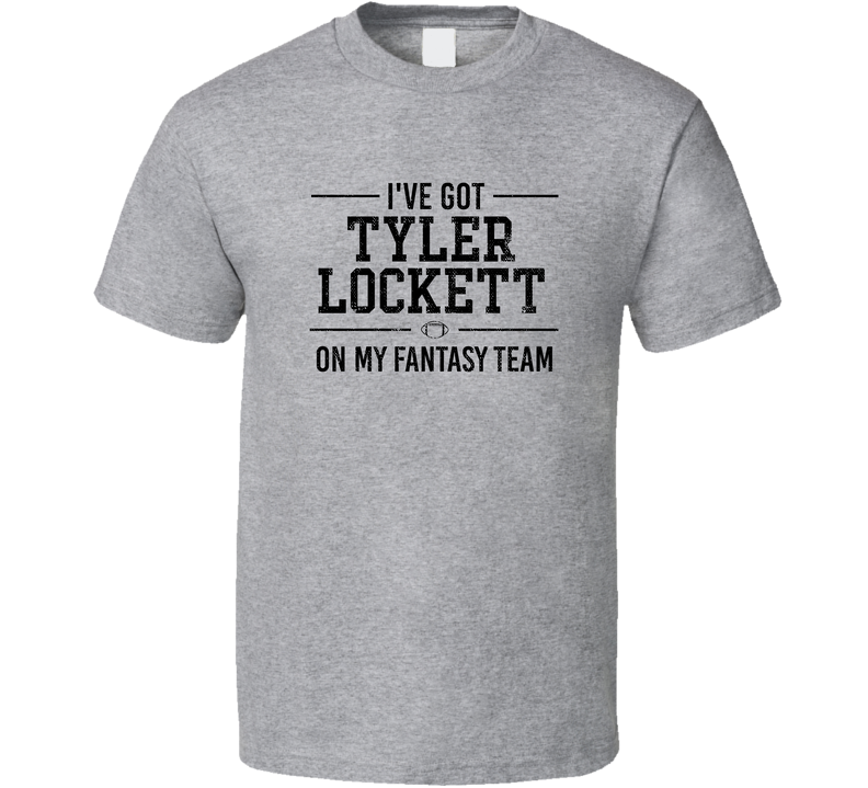Tyler Lockett On My Fantasy Football Team Seattle Player Fan Gray Unisex T Shirt Tyler Lockett On My Fantasy Football Team Seattle Player Fan Gray Unisex T Shirt