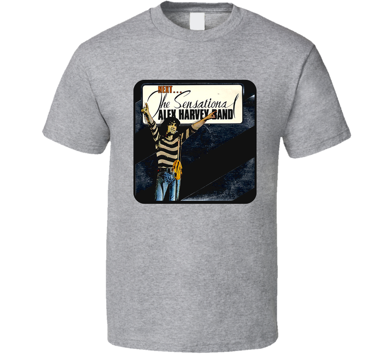 Sahb Sensational Alex Harvey Band Next Gray Unisex T Shirt