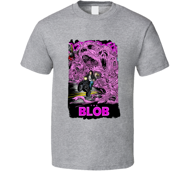 The Blob Retro 1988 Gray Unisex T Shirt